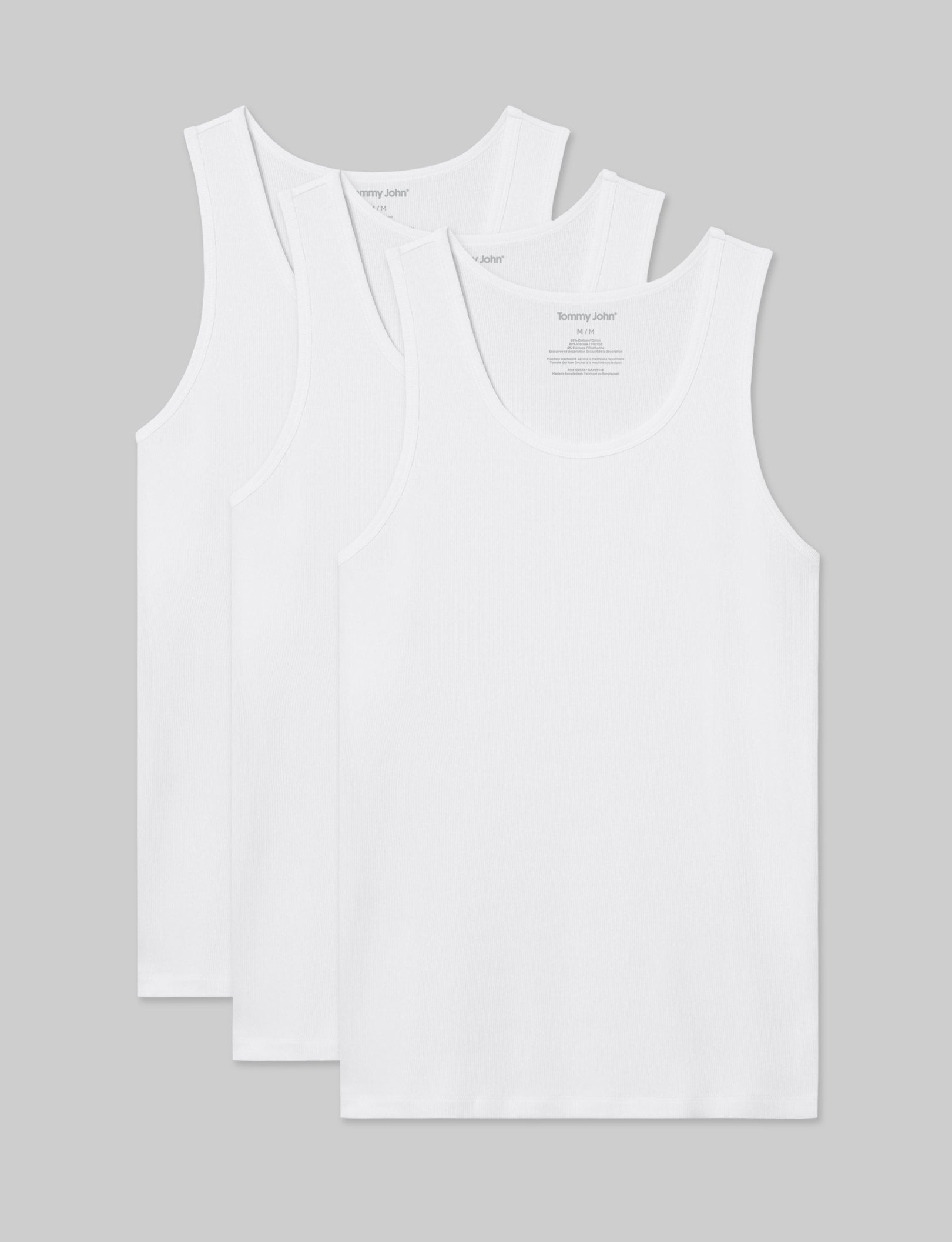 Cool Cotton Rib Tank (3-Pack) – Tommy John
