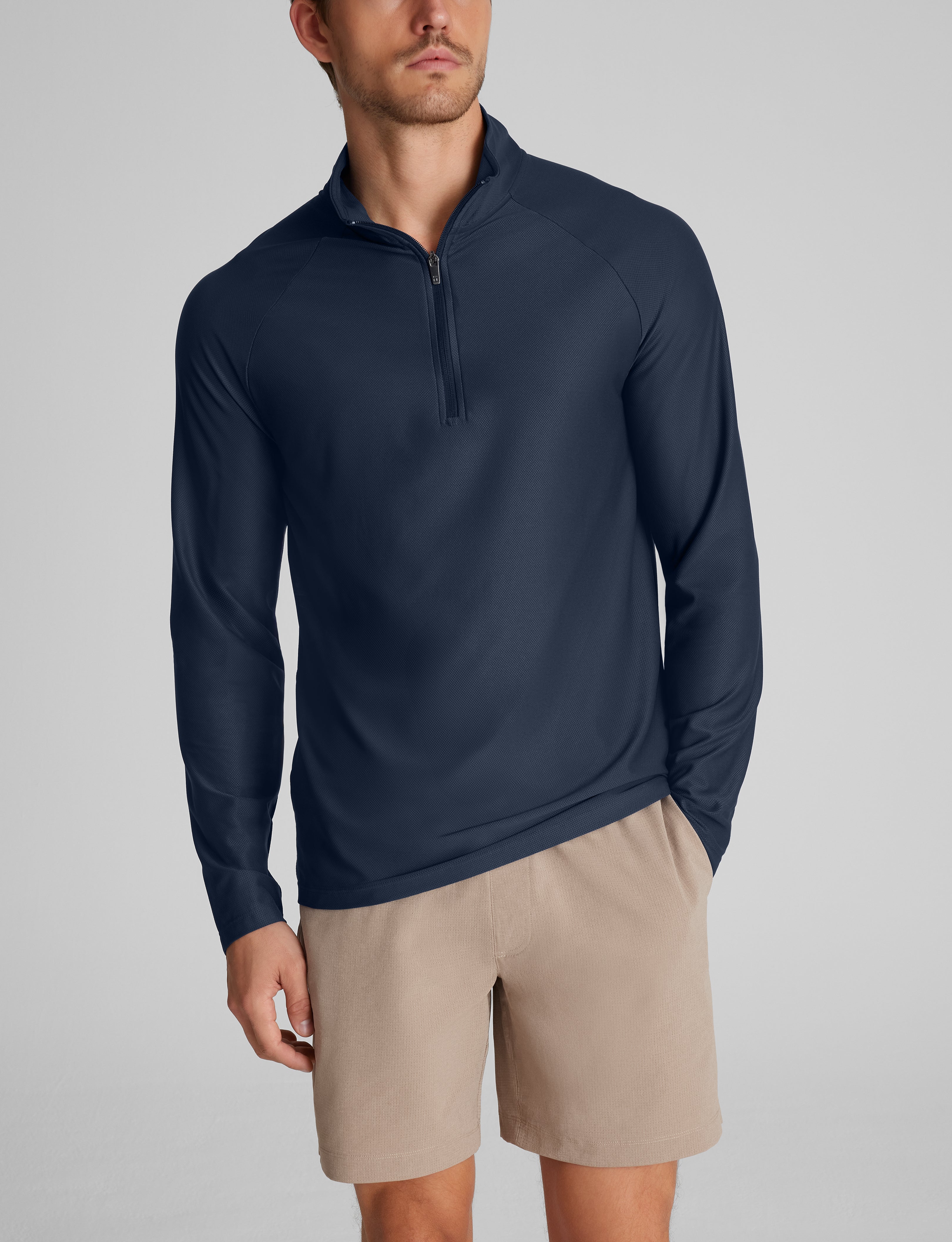 play サーマルT Active Mesh Quarter Zip – Tommy John