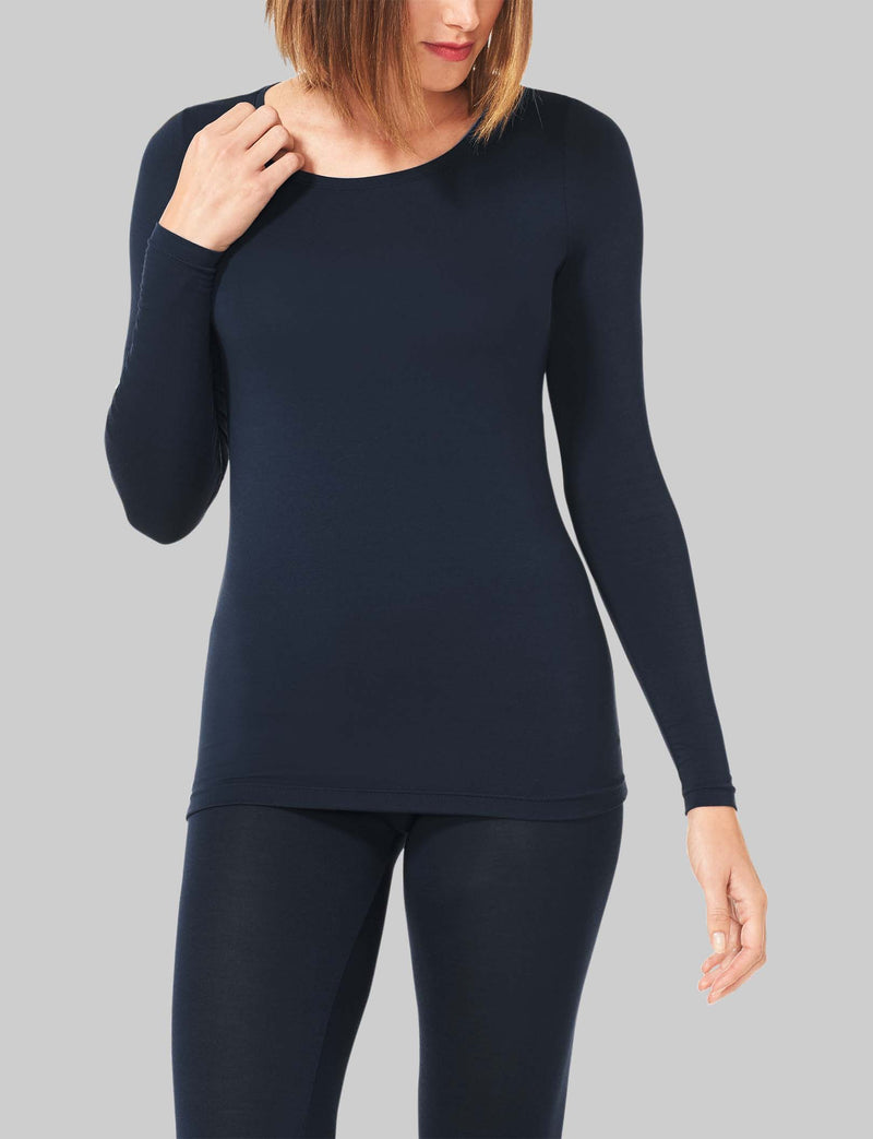 Women's SleekHeat™ Long John Top::Black Iris