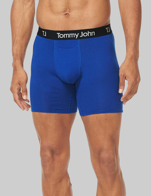 Tj  Tommy John™ Men's 6 Boxer Briefs 2pk - Navy Blue/green : Target