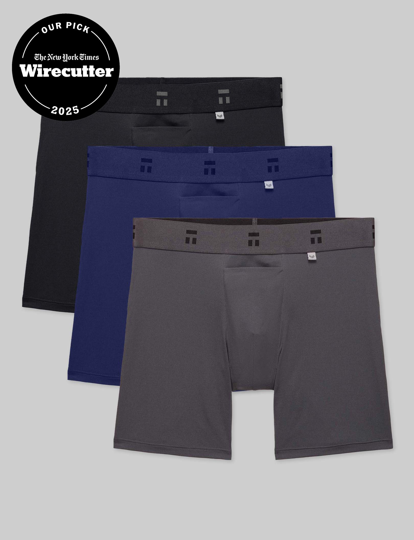 Air Mid-Length Boxer Brief 6" (3-Pack)