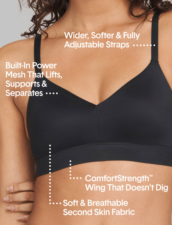 Tommy John Second Skin Luxe Rib Triangle Bralette at Von Maur