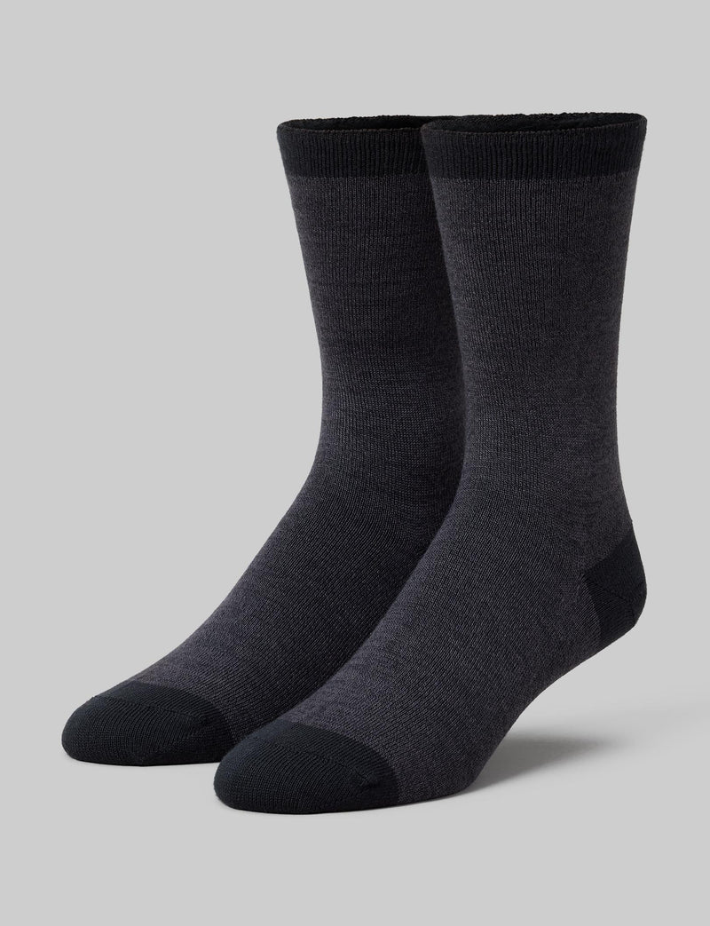 Thermal Crew Sock::Black Mix