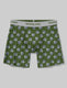 Second Skin Relaxed Fit Boxer 6"::Bronze Green Golf Tee Time::Swatch