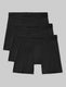 Second Skin Relaxed Fit Boxer 6" (3-Pack)::Black