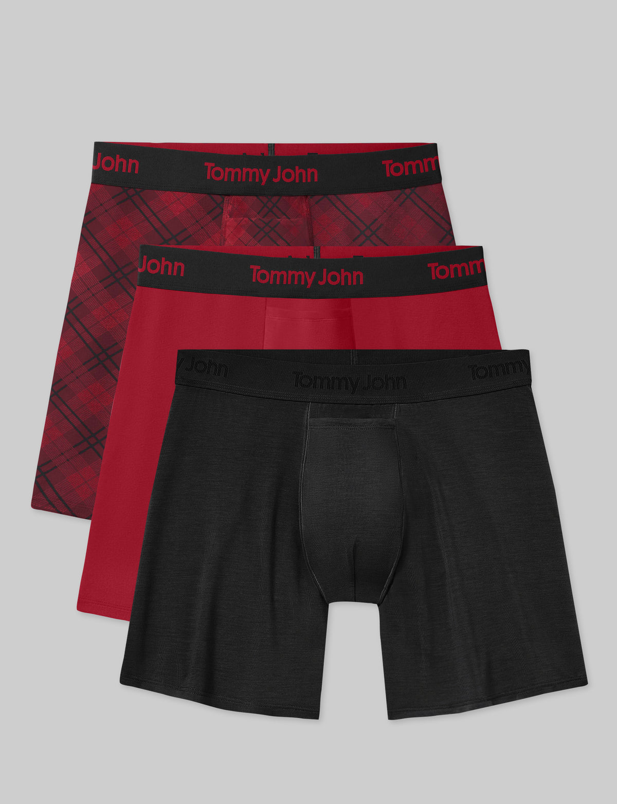 Second Skin Relaxed Fit Boxer 6" (3-Pack)