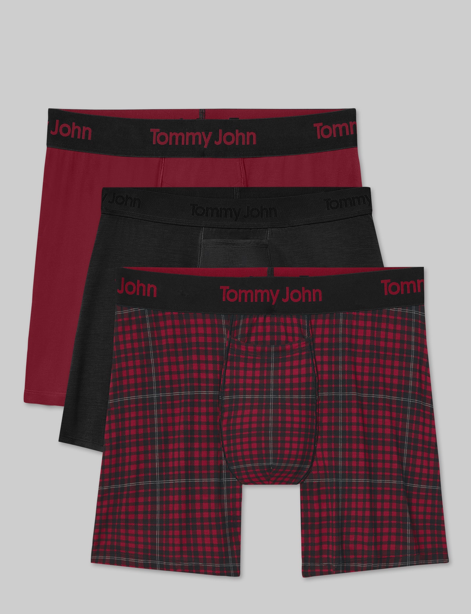 Second Skin Relaxed Fit Boxer 6" (3-Pack)