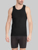 Second Skin Tank Stay-Tucked Undershirt::Black