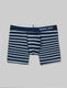 Cool Cotton Trunk 4"::Dress Blues Seaside Stripe::Swatch