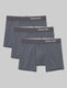 Cool Cotton Trunk 4" (3-Pack)::Iron Grey