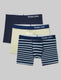 Cool Cotton Trunk 4" (3-Pack)::Navy/Beach Balls/Seaside Stripe