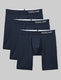 Cool Cotton Boxer Brief 8" (3-Pack)::Navy