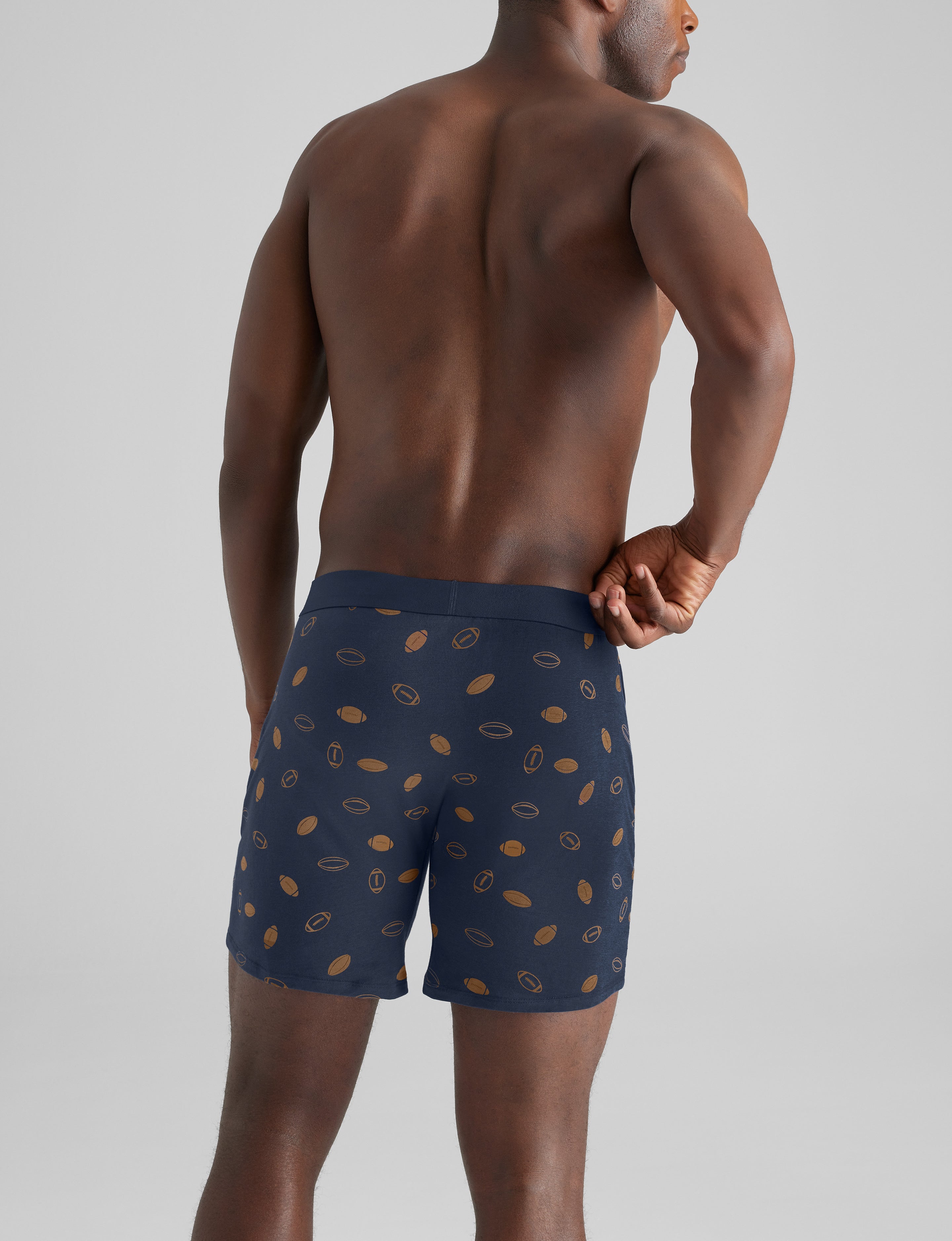 Cool Cotton Relaxed Fit Boxer 6" (3-Pack)