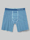 Cool Cotton Relaxed Fit Boxer 6"::Blue Elixir Mirror Stripe::Swatch