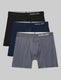 Cool Cotton Relaxed Fit Boxer 6" (3-Pack)::Navy/Iron Grey/Black