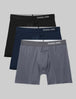 Cool Cotton Relaxed Fit Boxer 6" (3-Pack)::Navy/Iron Grey/Black