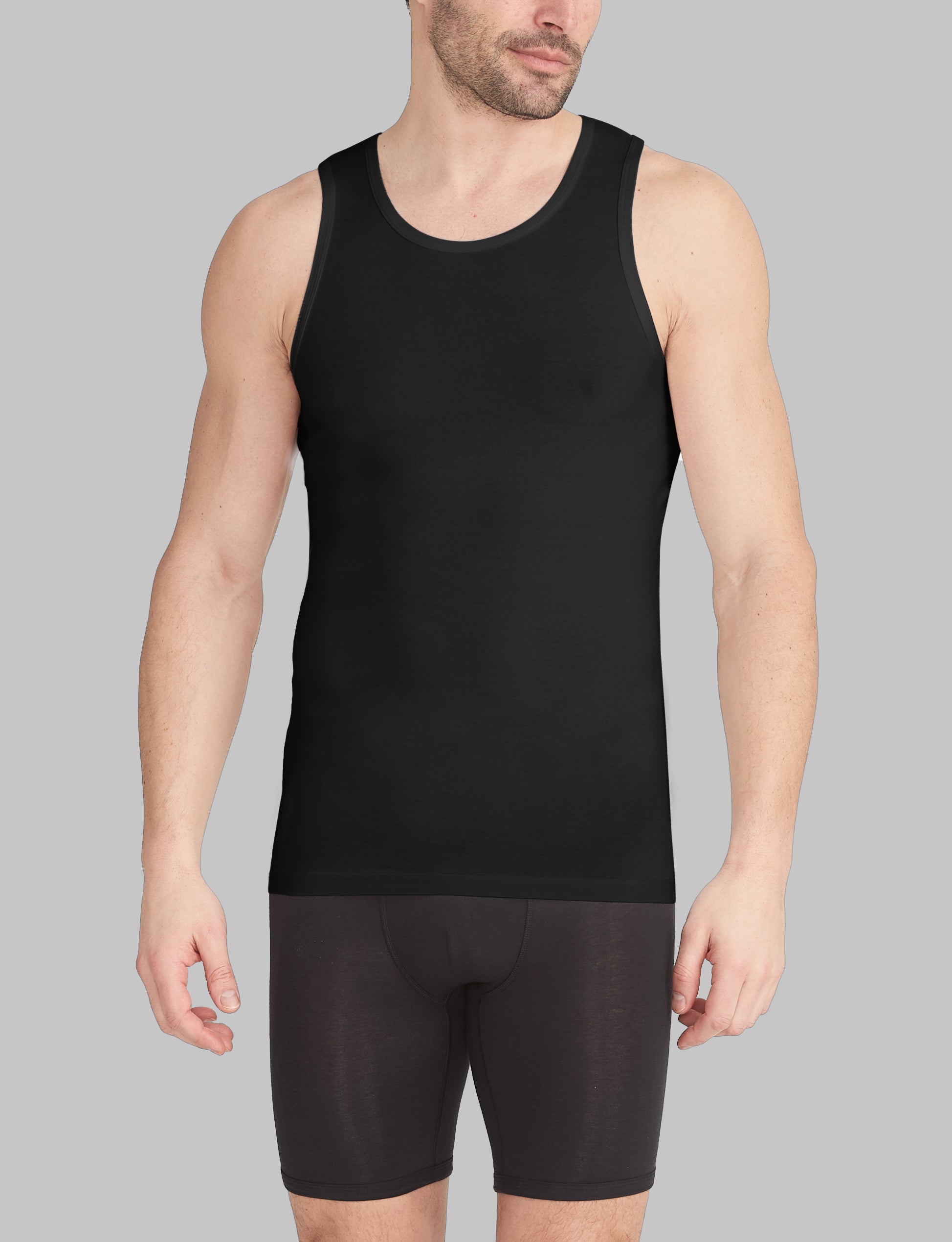 Cool Cotton Tank Stay-Tucked Undershirt (3-Pack)