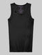 Cool Cotton Tank Stay-Tucked Undershirt::Black::Swatch