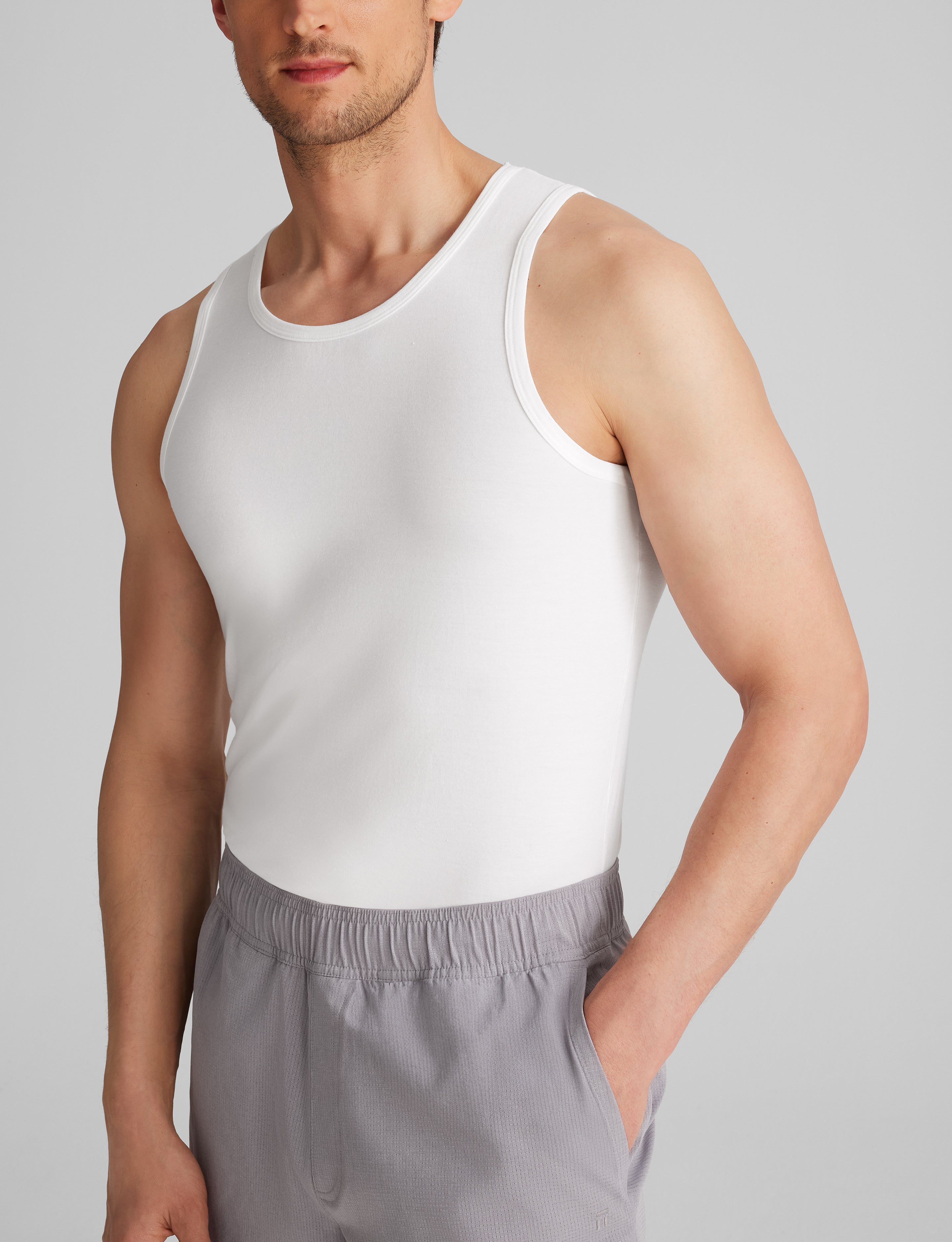 Cool Cotton Tank Stay-Tucked Undershirt (6-Pack)