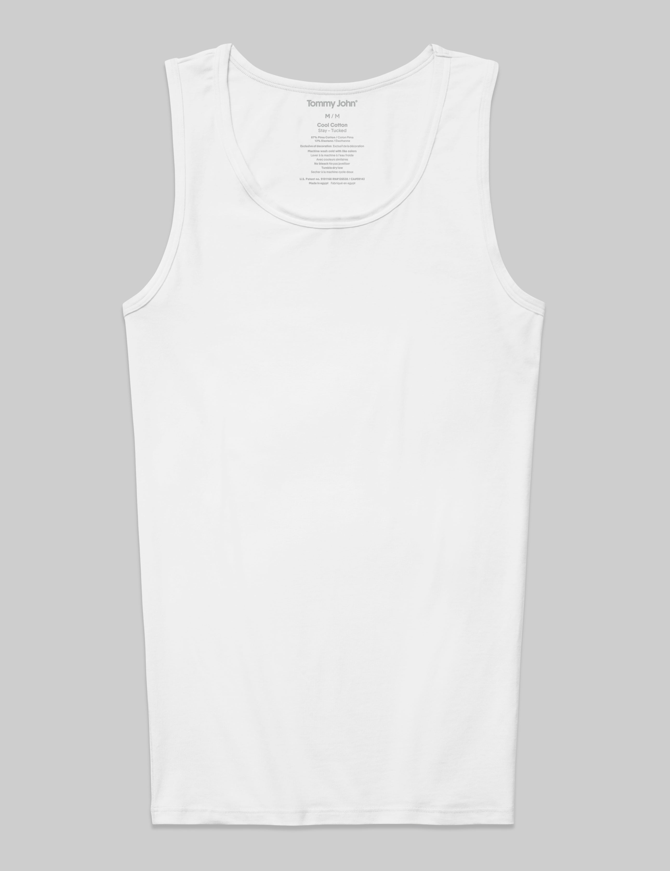 Cool Cotton High V-Neck Stay-Tucked Undershirt (6-Pack)