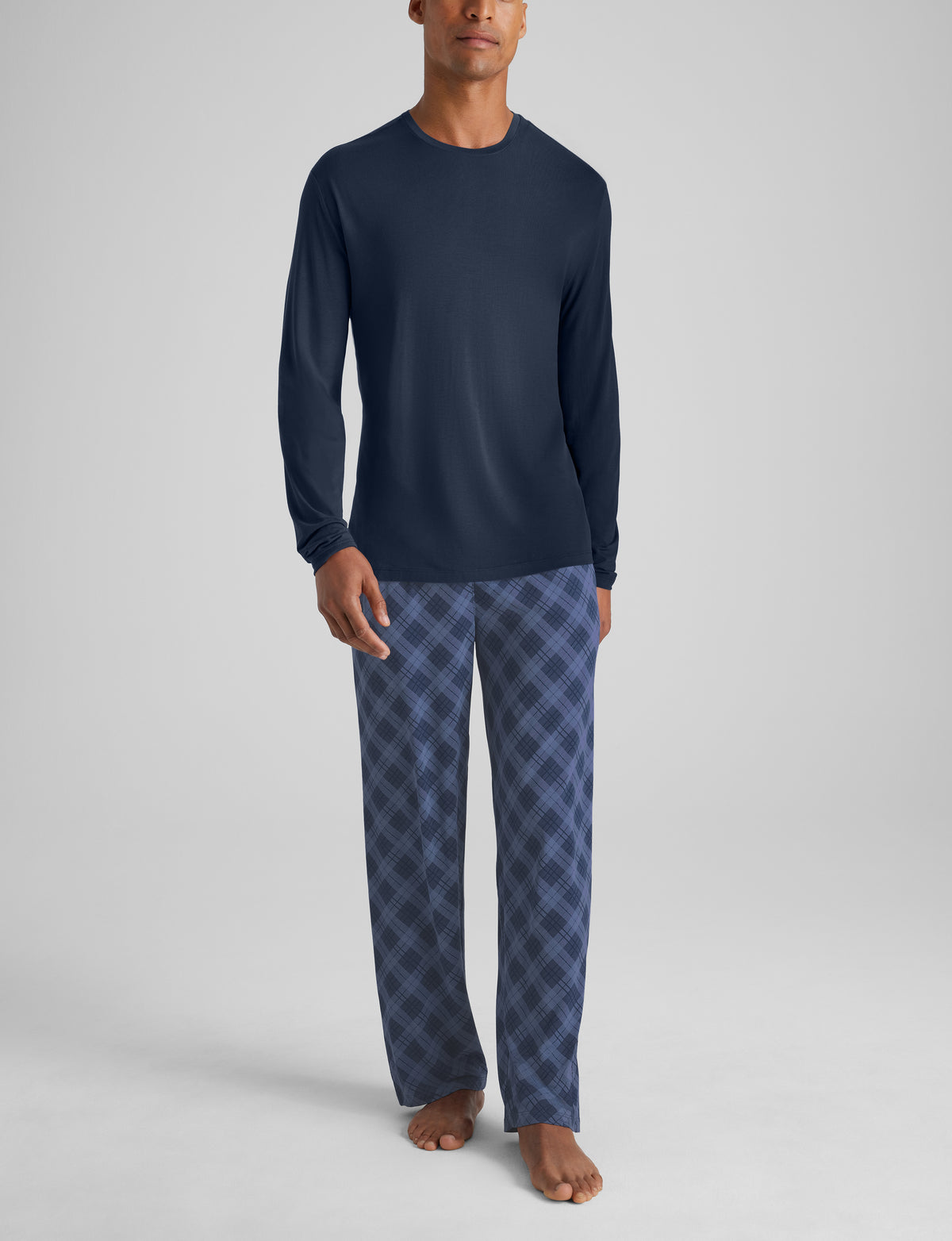 Second Skin Long Sleeve Sleep Tee & Pant Set