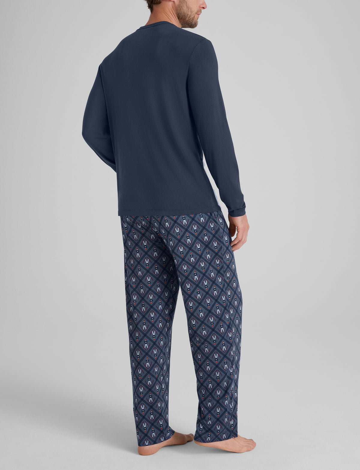 Second Skin Long Sleeve Sleep Tee & Pant Set