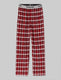 Second Skin Pajama Pant::Emboldened Red Fireplace Plaid::Swatch