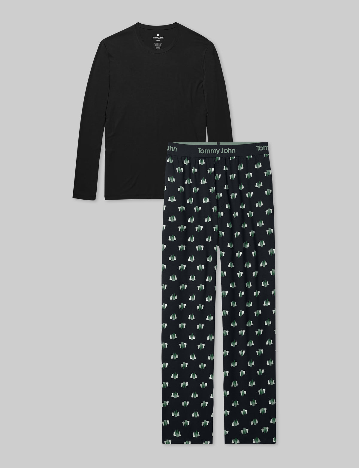 Second Skin Long Sleeve Sleep Tee & Pant Set