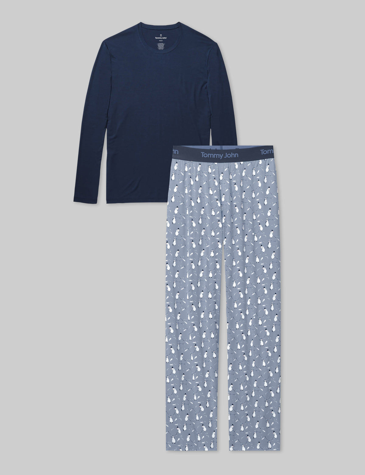 Second Skin Long Sleeve Sleep Tee & Pant Set