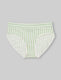 Women's Second Skin Brief::Sprucestone Vision Stripe::Swatch