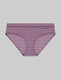 Women's Second Skin Brief::Plum Purple Modern Wave::Swatch