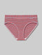 Women's Second Skin Brief::Valiant Poppy Balanced Stripe::Swatch