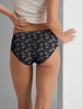 Women's Second Skin Brief::Dress Blues Pickleball