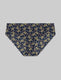 Women's Second Skin Brief::Dress Blues Pickleball::Swatch