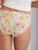 Women's Second Skin Brief::Bisque Soft Floral