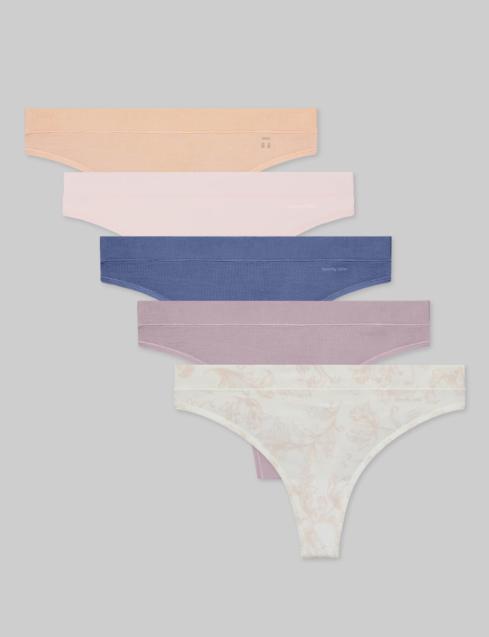 Women's Second Skin Thong (5-Pack)