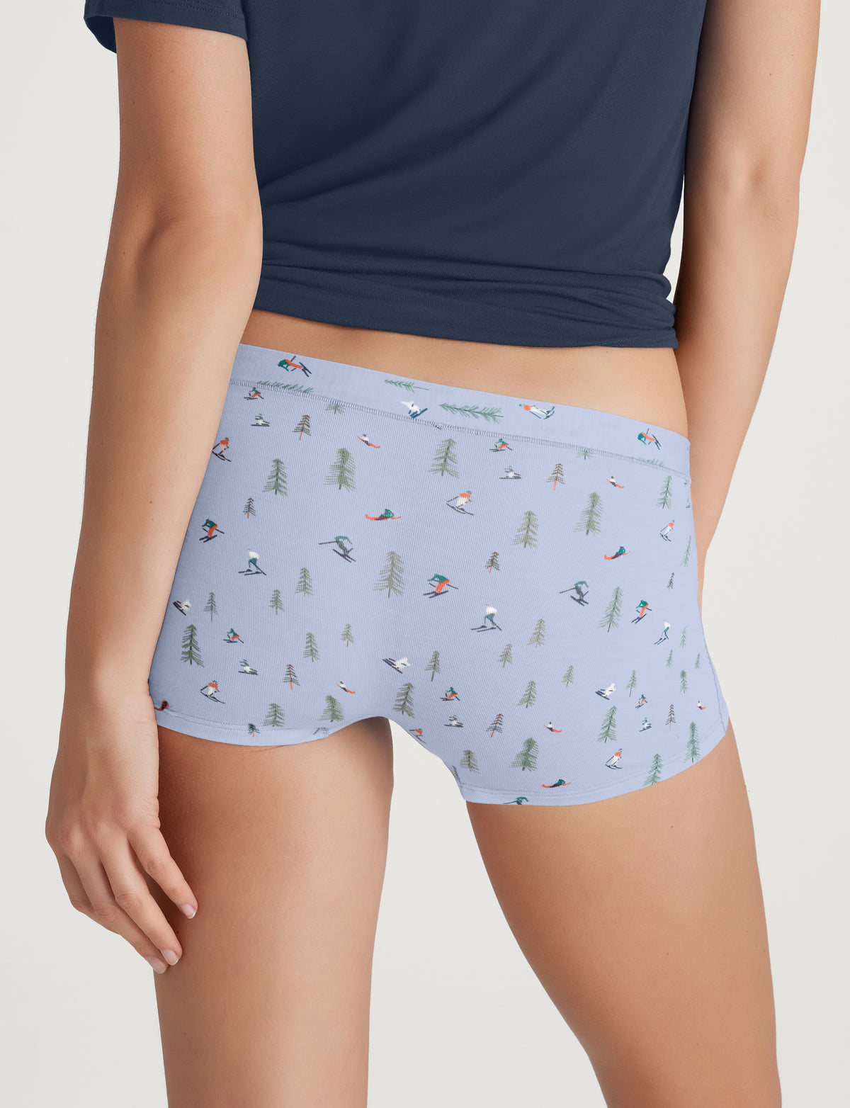 Women's Second Skin Boyshort (5-Pack)