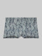 Women's Second Skin Boyshort::Surf Spray Striped Leaves::Swatch