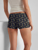 Women's Second Skin Boyshort::Dress Blues Pickleball