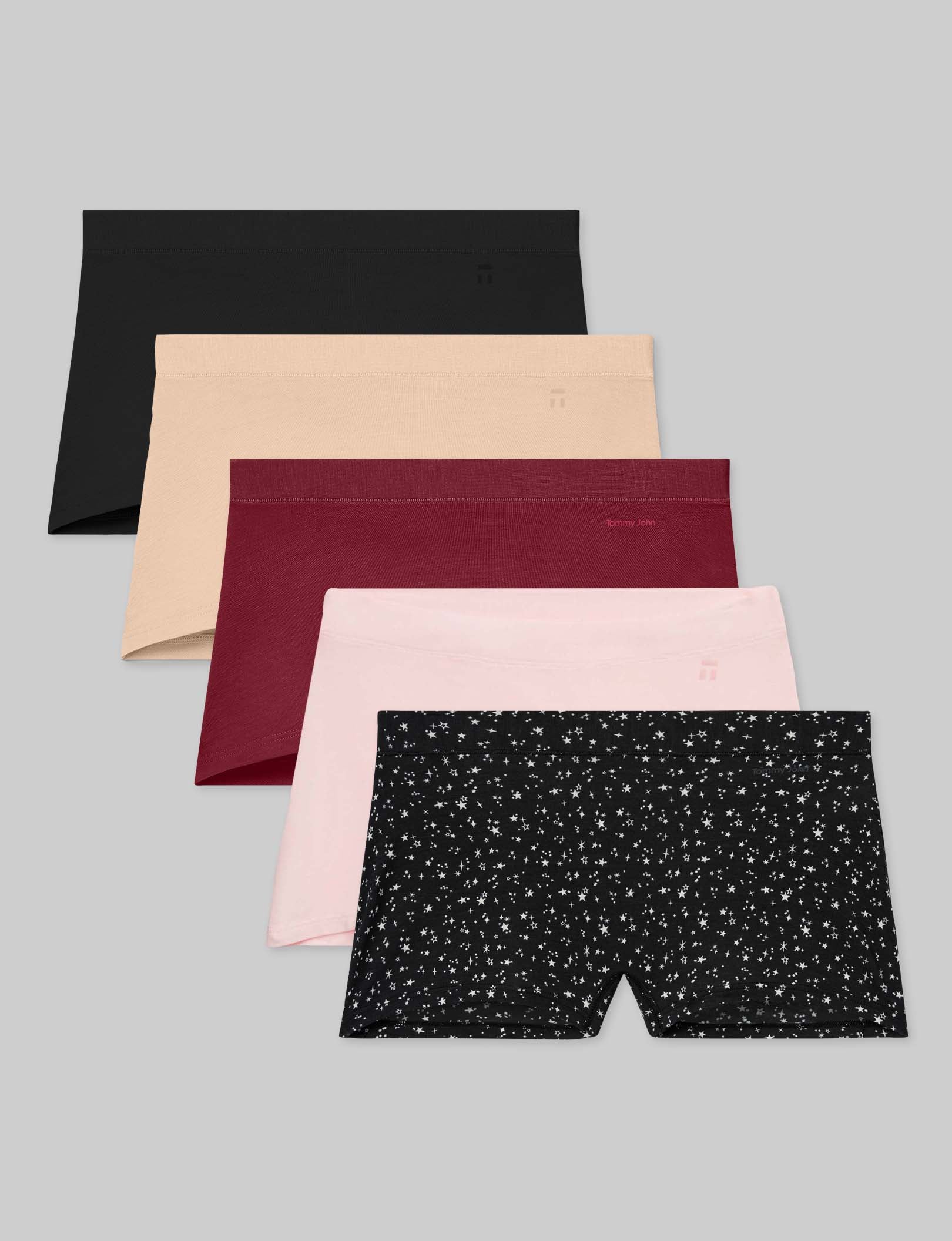 Women's Second Skin Boyshort (5-Pack)