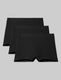 Women's Second Skin Boyshort (3-Pack)::Black