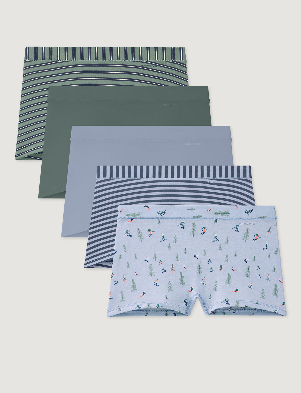 Women's Second Skin Boyshort (5-Pack)