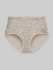 Women's Second Skin High Rise Brief::Simple Leopard::Swatch