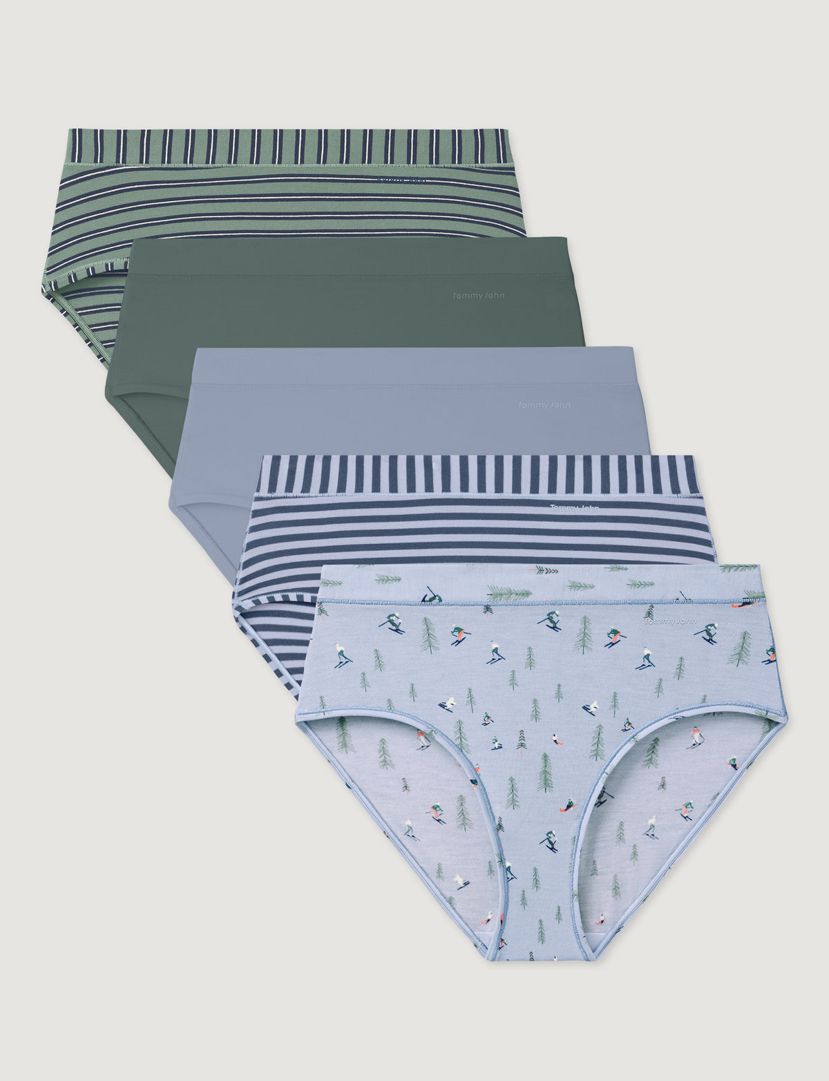 Women's Second Skin High Rise Brief (5-Pack)
