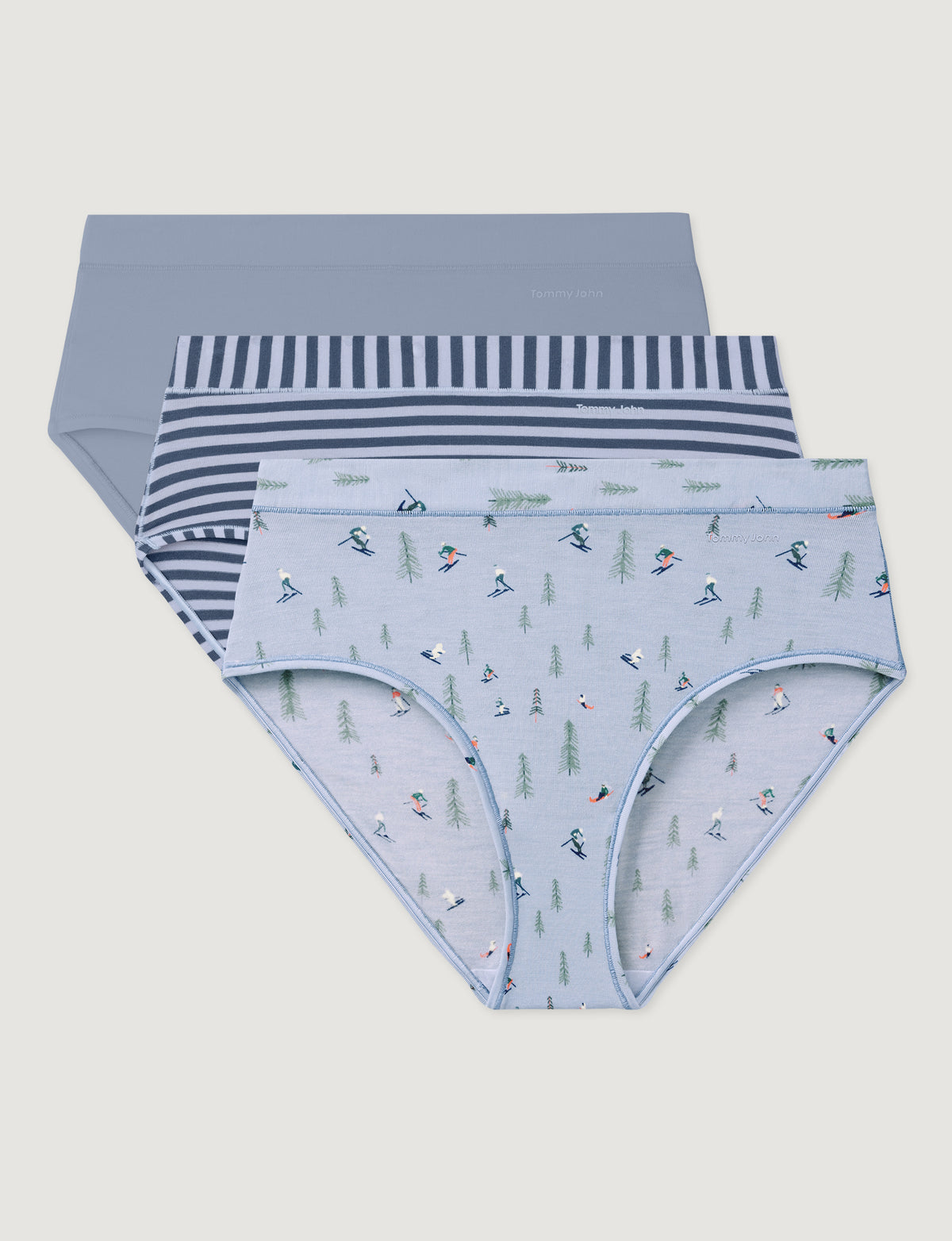 Women's Second Skin High Rise Brief (3-Pack)