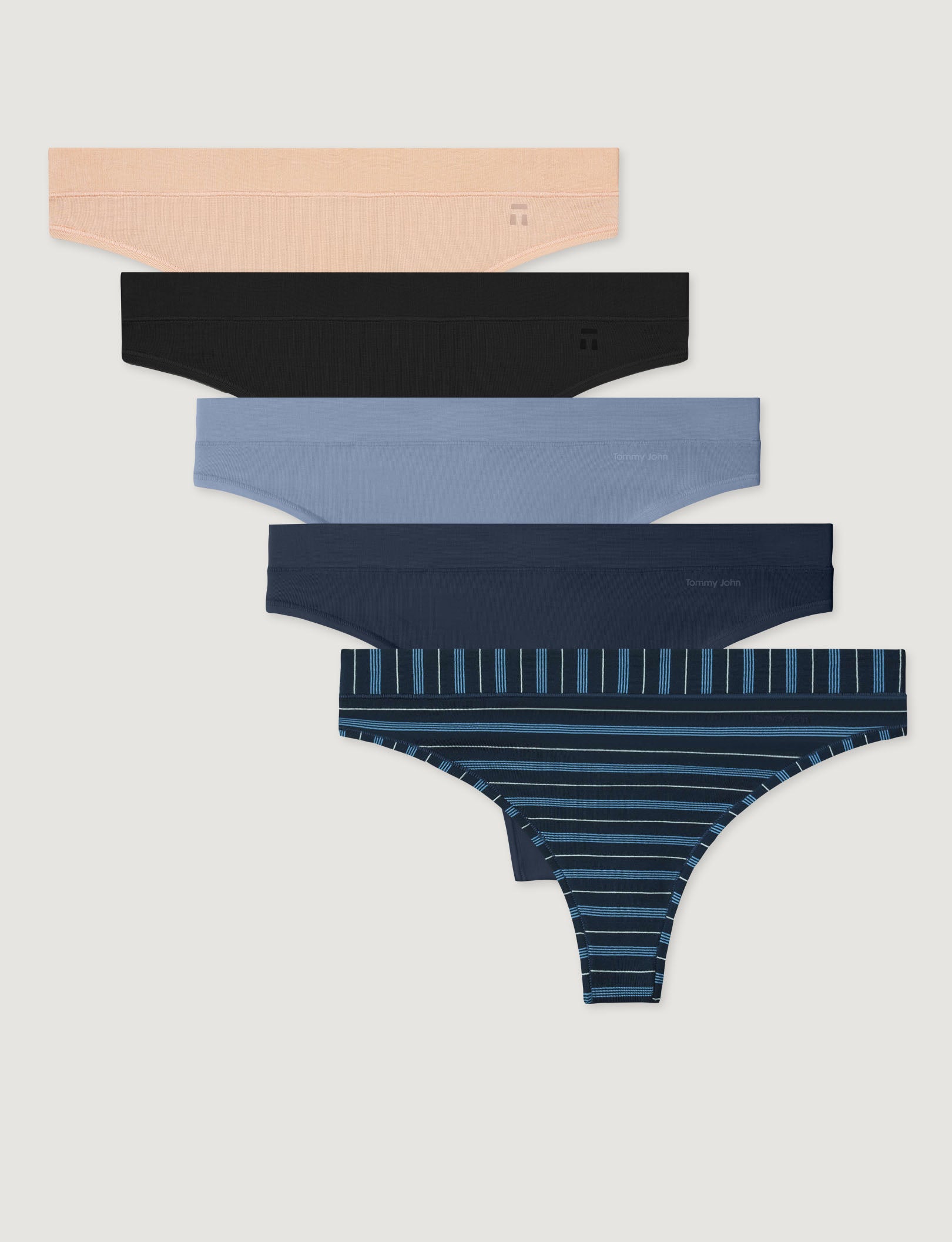 Women's Second Skin Thong (5-Pack)