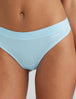 Women's Second Skin Thong::Blue Elixir