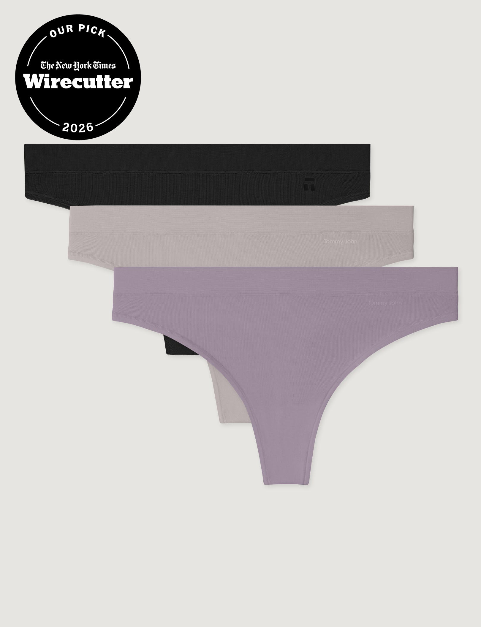 Women's Second Skin Thong (3-Pack)