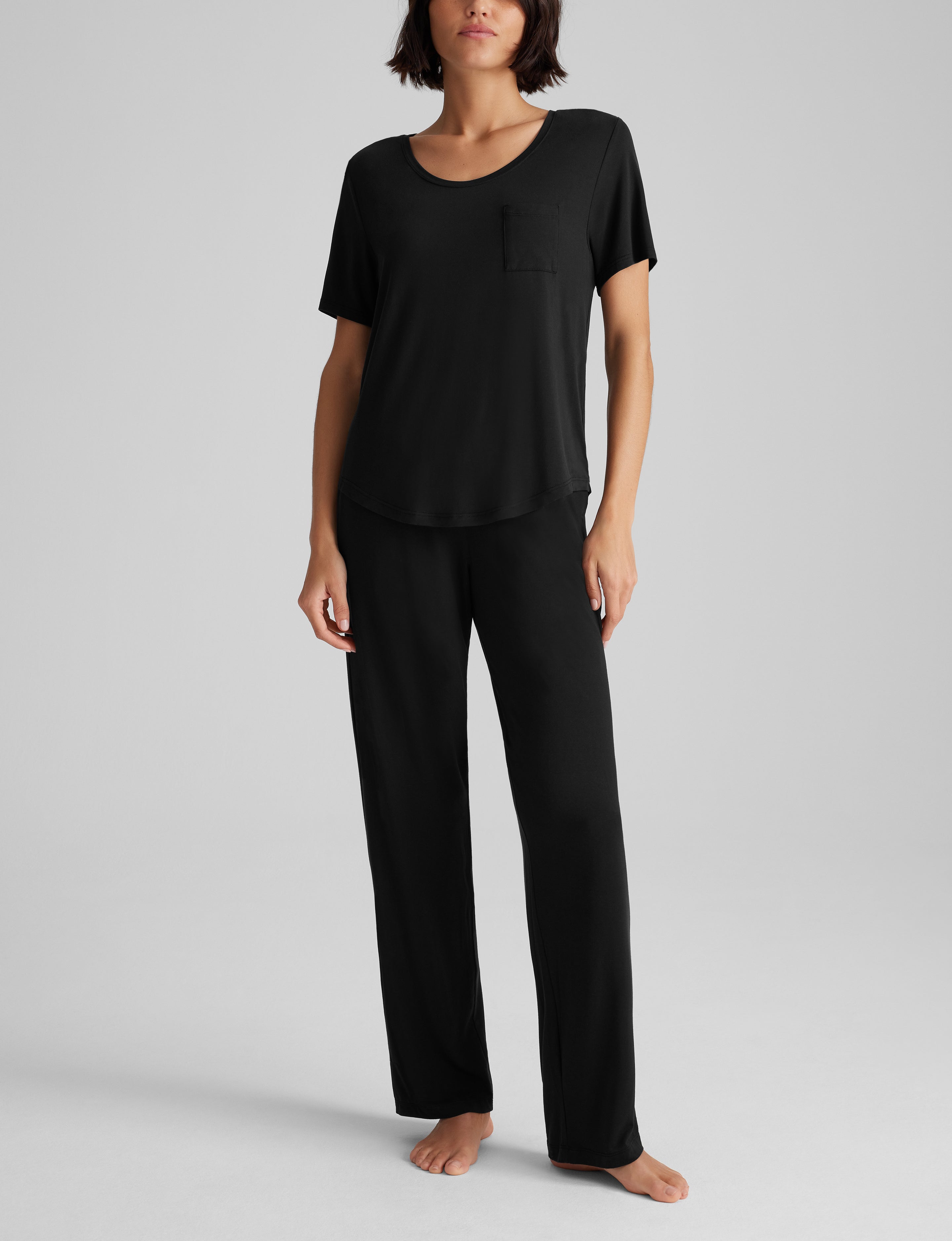 Women's Second Skin Sleep Pocket Tee & Pant Set