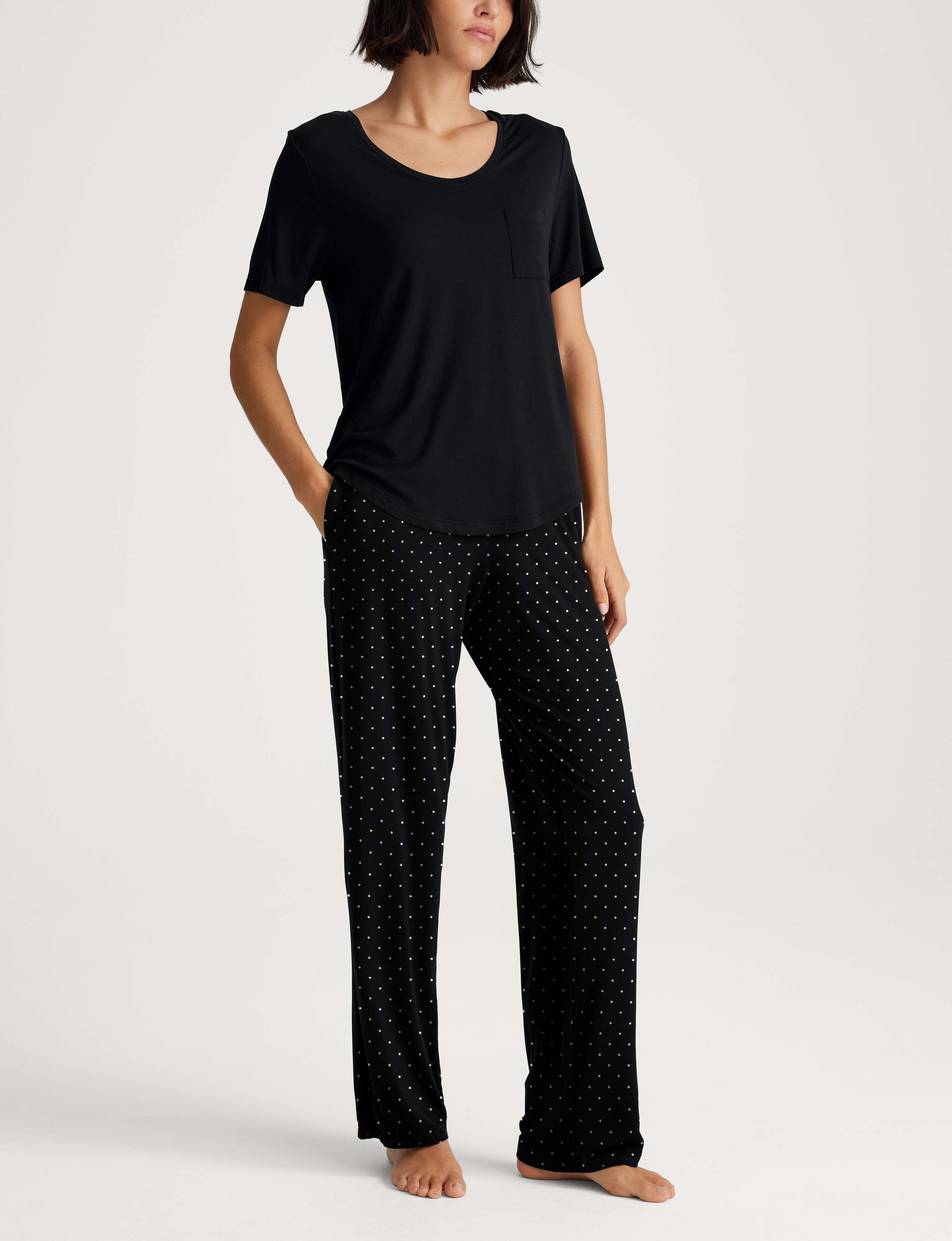 Women's Second Skin Sleep Pocket Tee & Pant Set